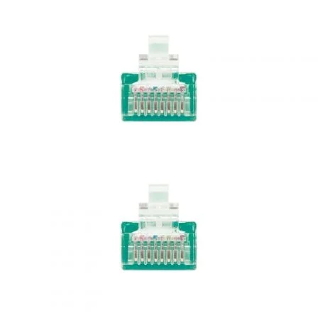 Nanocable Cable de Red RJ45 Cat5e U/UTP AWG24 0,5m Verde